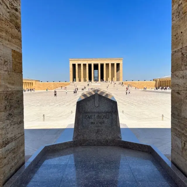 Anıtkabir in Ankara, where Atatürk and İsmet İnönü are buried
