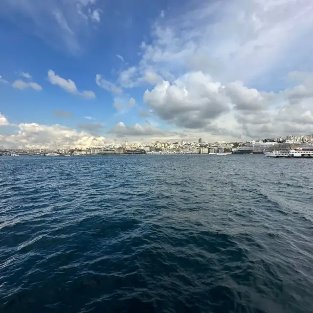 The Bosphorus strait in Istanbul