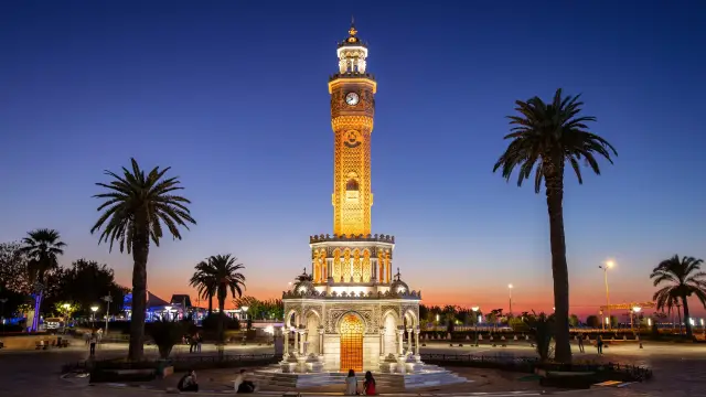The Clock Tower in Konak Square, Izmir