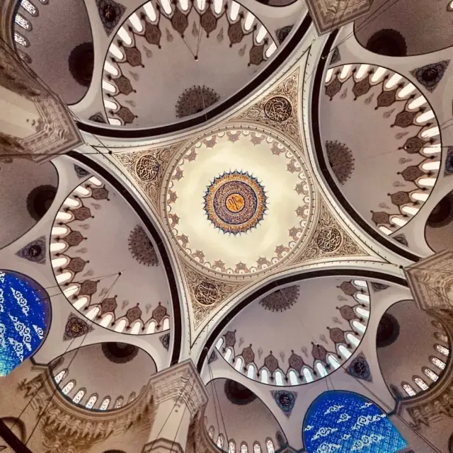 The dome of the Çamlıca Mosque, Istanbul