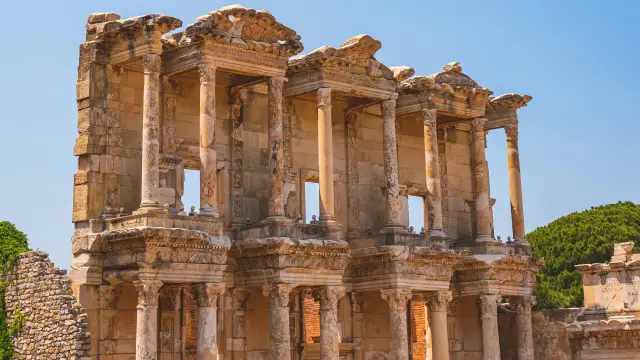 Façade of the Library of Celsus, Ephesus