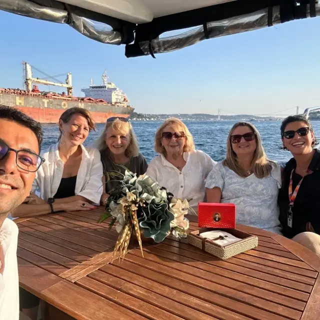 A private yacht cruise on the Bosphorus, Istanbul