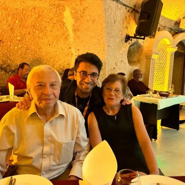 A restaurant carved into the rock in Cappadocia
