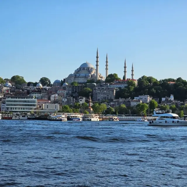 The Süleymaniye Mosque seen from the Golden Horn, Istanbul
