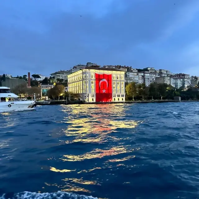 View of the Bosphorus in Istanbul