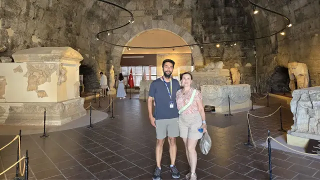 At the Hierapolis Museum in Pamukkale