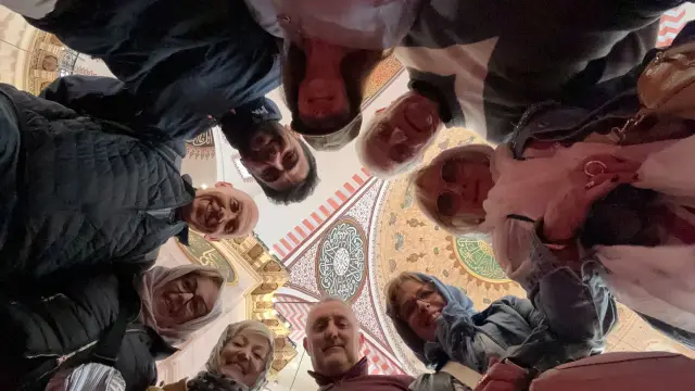 Under the dome of the Süleymaniye Mosque