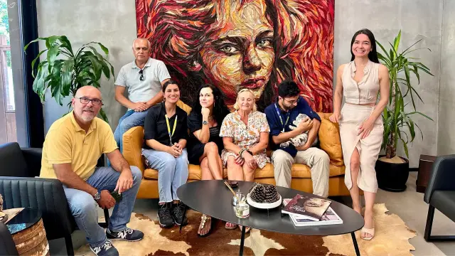 Visiting a contemporary artist's studio